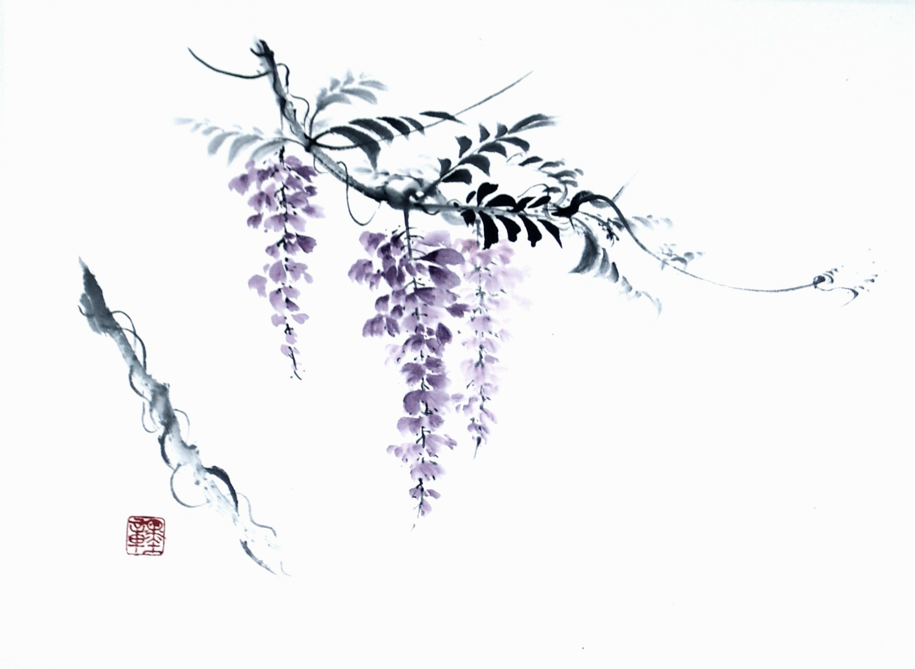 自然の雄・穏・静・寂の気を描く 墨章の水墨画入門｜湘南モール