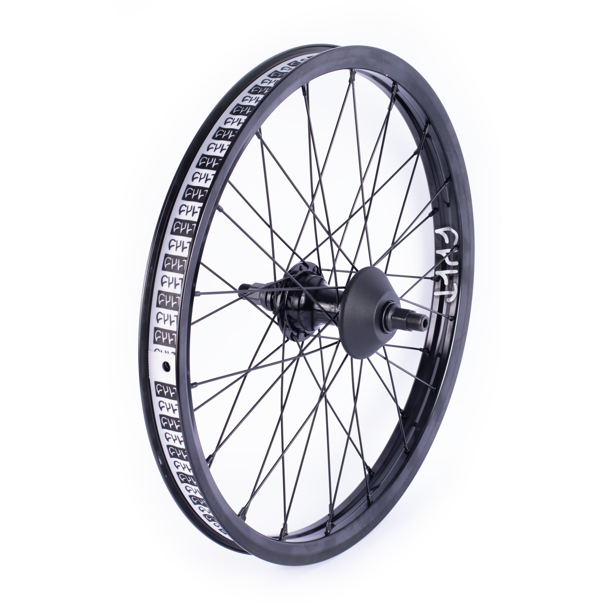 Crew Front Wheel v2 / black & polished – CULT CREW