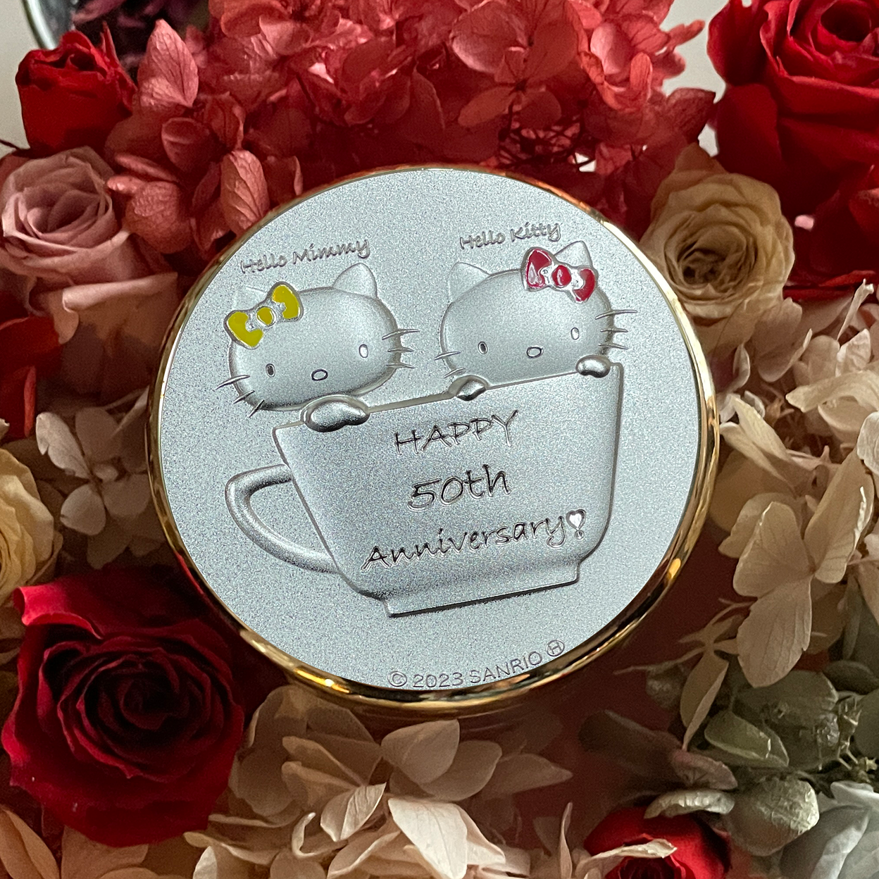 Hello Kitty 50th Music Box-Silver・ハローキティ・オルゴール