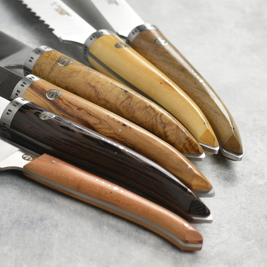Laguiole en Aubrac Knife Set with Mixed Handles - 7 Piece