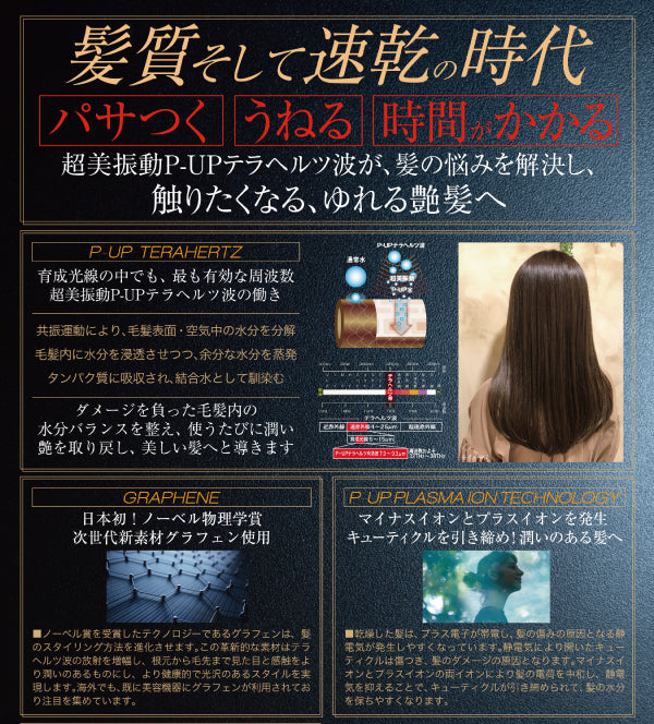 P-UP XTERAテラヘルツドライヤー 2G – DD