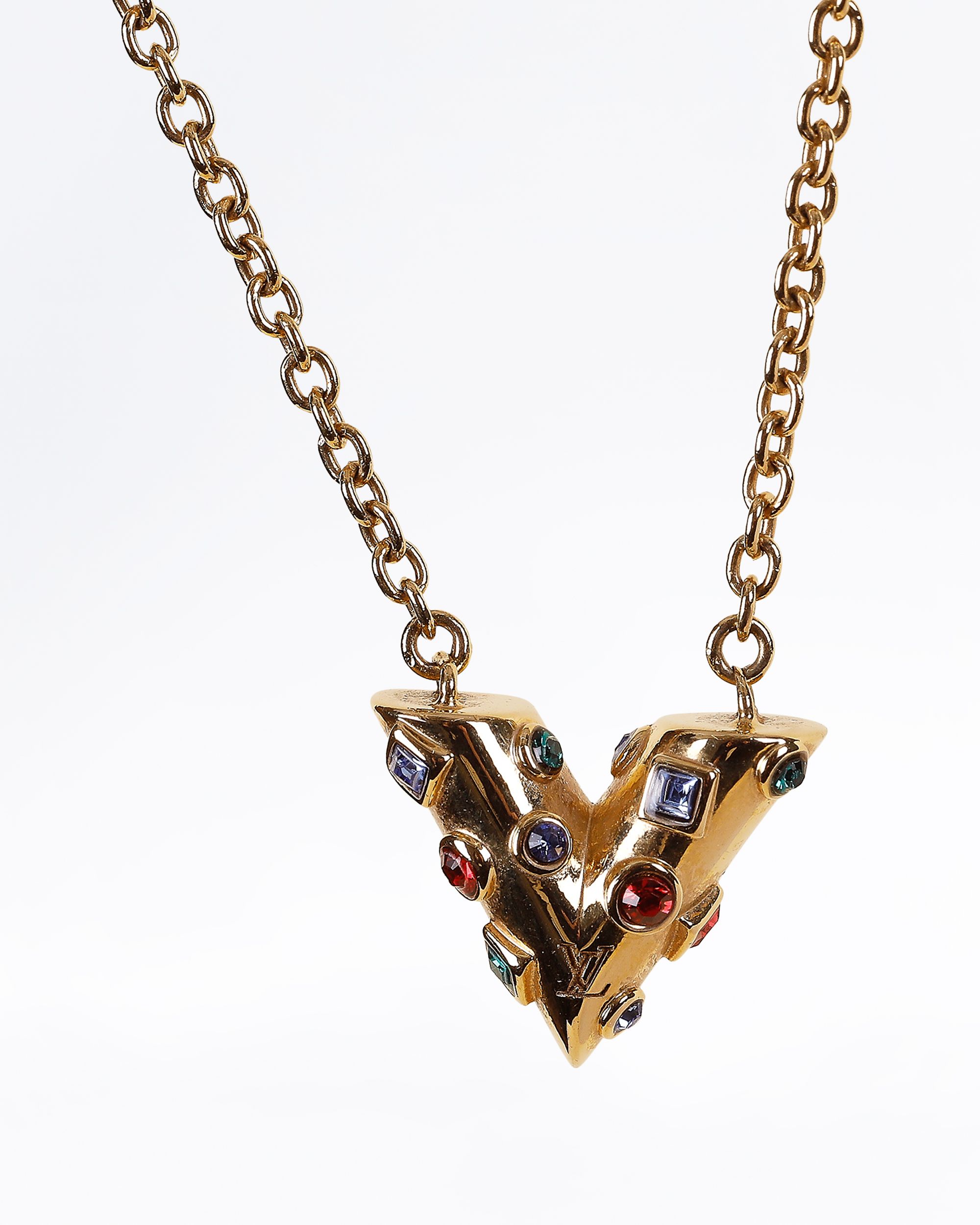 Louis Vuitton Essential V Planete Necklace | Vivrelle