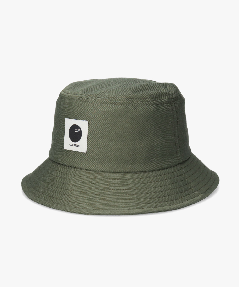 OVERRIDE T/C TWILL BUCKET | 56cm(56) BLACK (01) | OVERRIDE