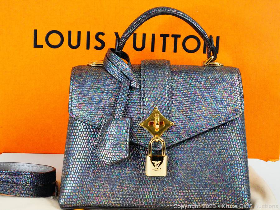 Louis Vuitton Iridescent Lizard Rose des Vents (1 of 2) Auction