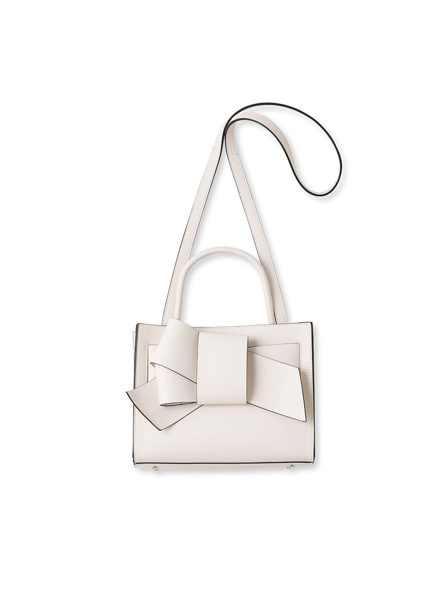 バイカラーリボンミドルバッグ(ハンドバッグ)｜バッグ｜FRAY I.D