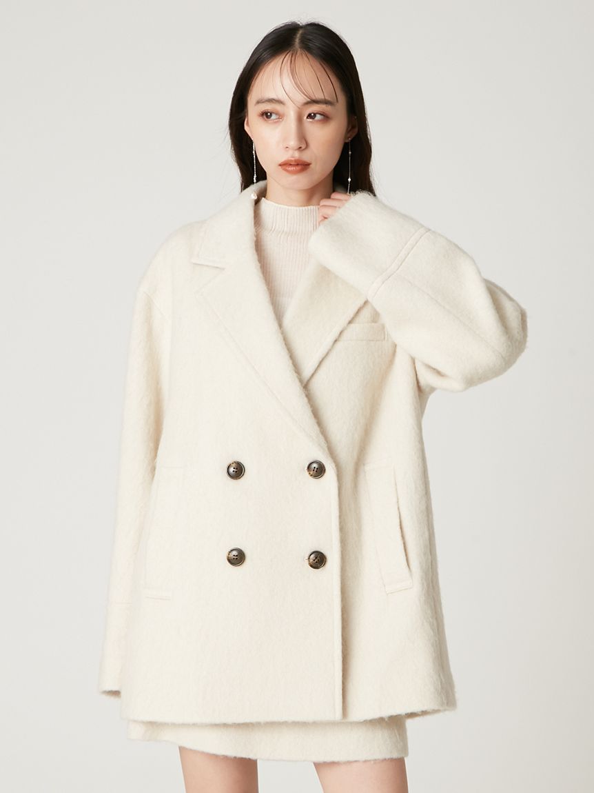 オーバーサイズウールシャギージャコット(ジャケット)｜アウター｜FRAY