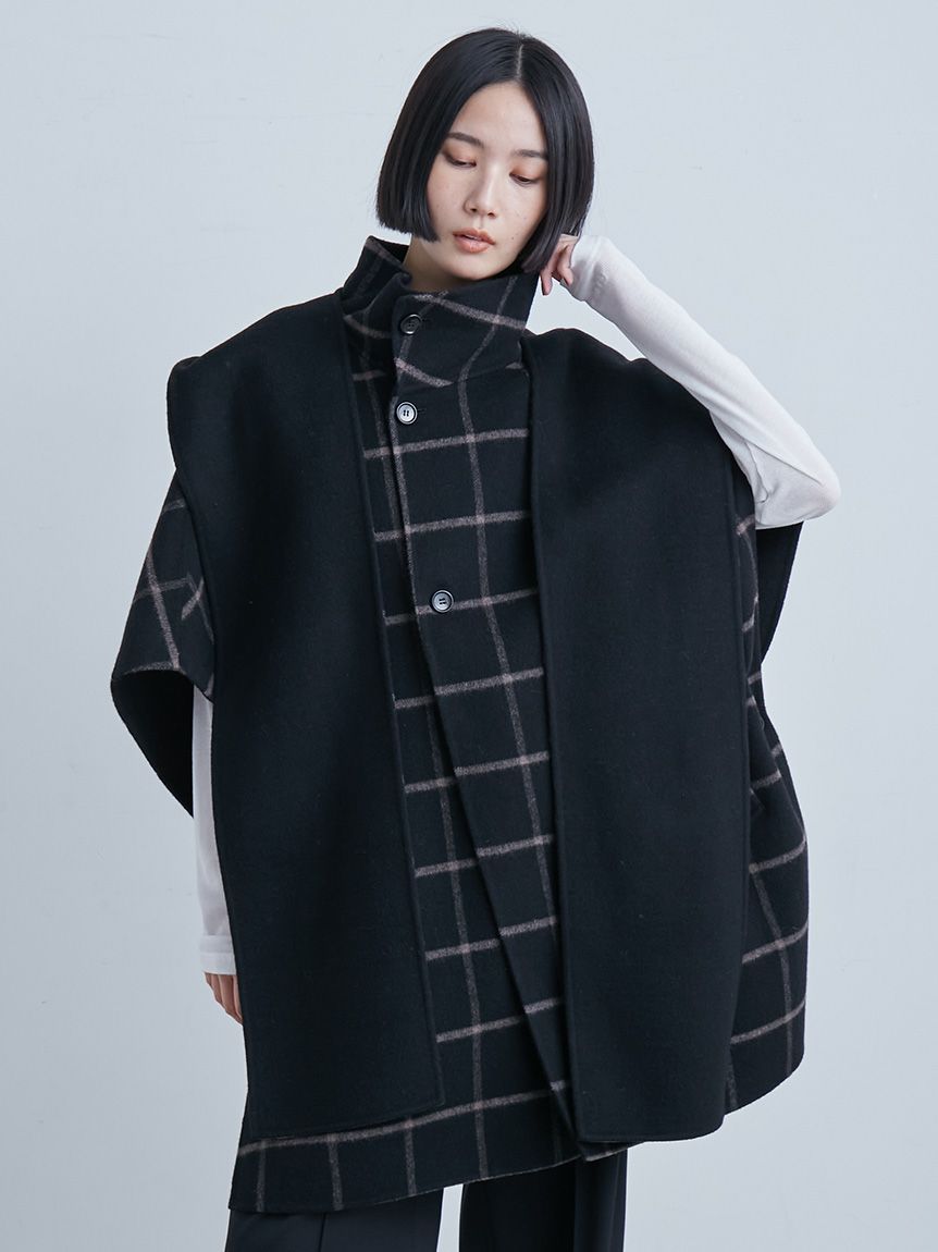 接結フードポンチョCT(アウター)｜アウター｜MIESROHE（ミースロエ