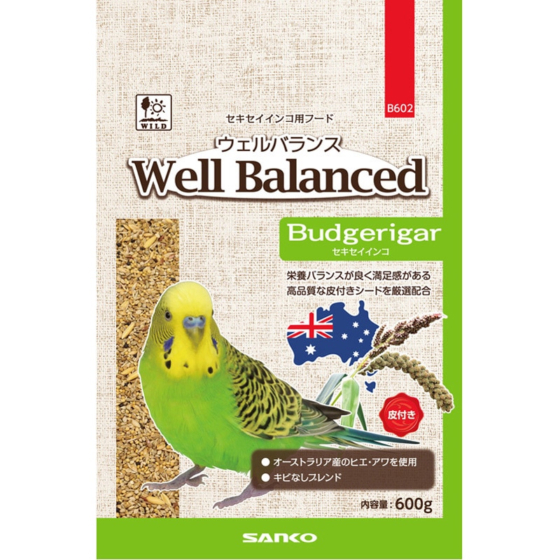 三晃商会 WBセキセイインコ 600g B602｜郵便局のネットショップ