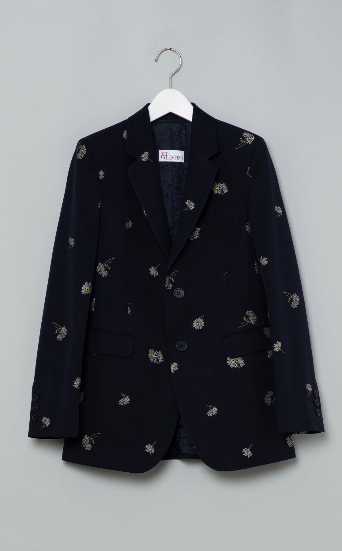 REDValentino｜フラワー刺繍テーラードジャケット