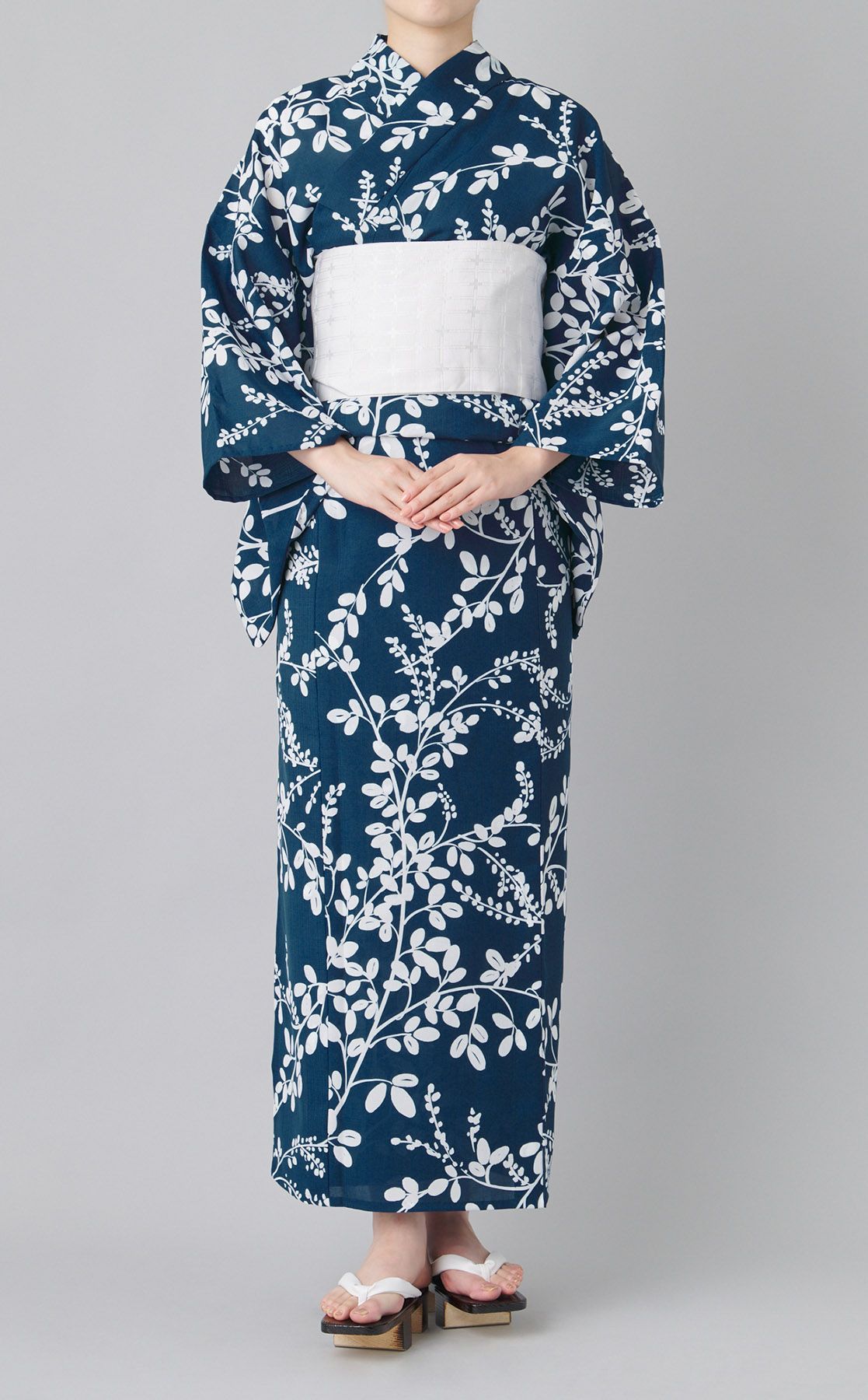 三松｜浴衣萩柄