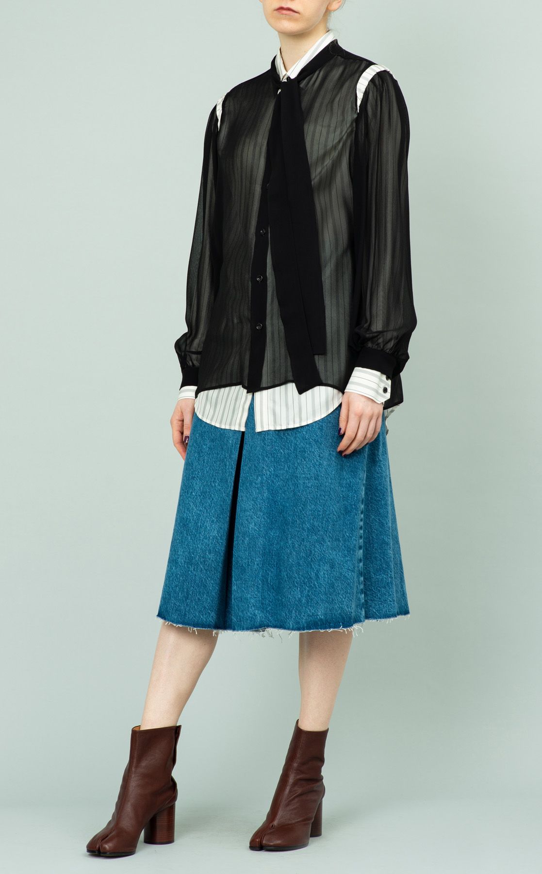 Maison Margiela｜デニムキュロットパンツ