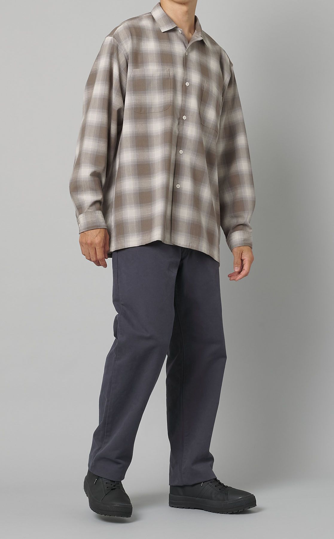 THE NORTH FACE｜ロングスリーブウーリーチェックシャツ