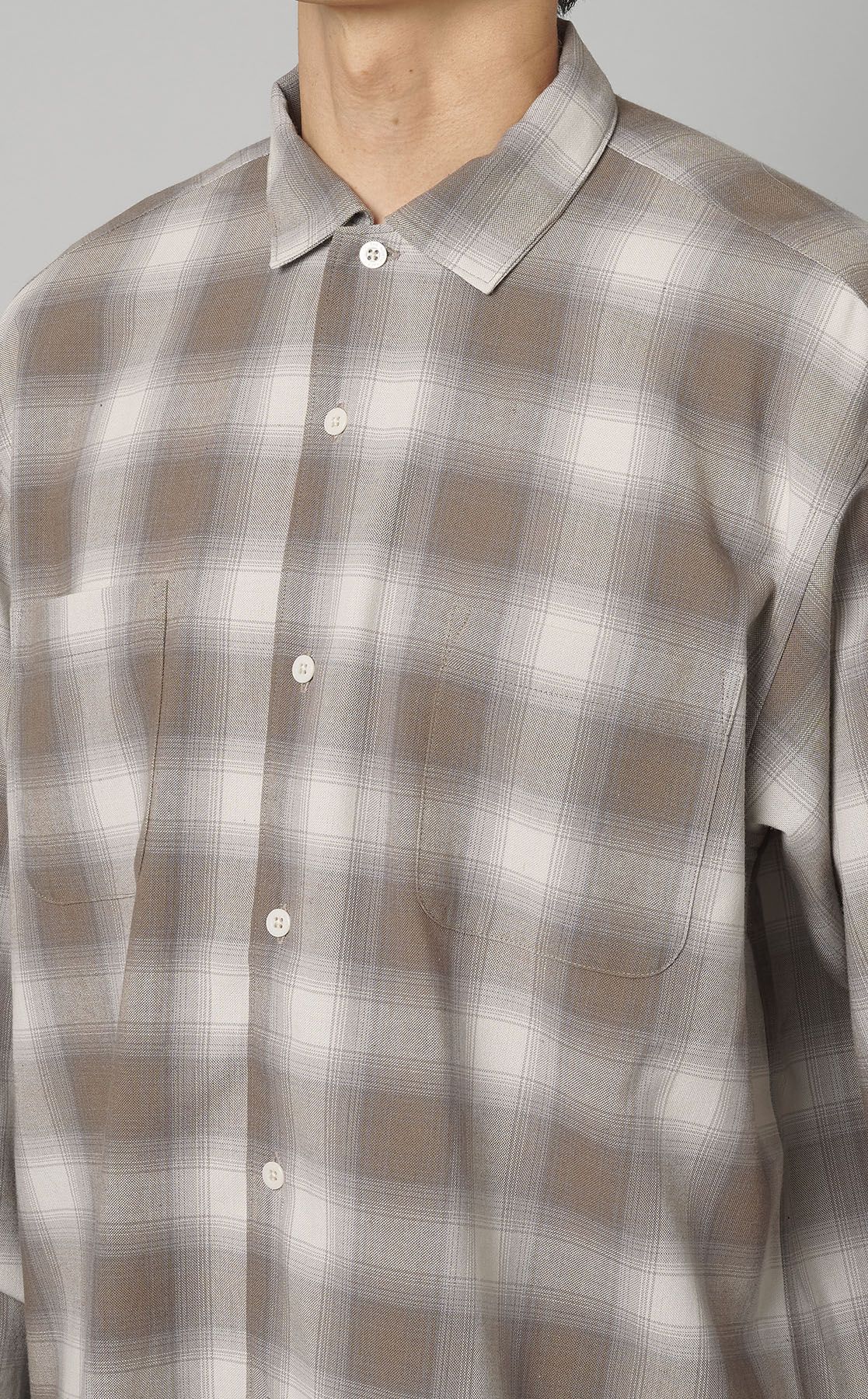 THE NORTH FACE｜ロングスリーブウーリーチェックシャツ