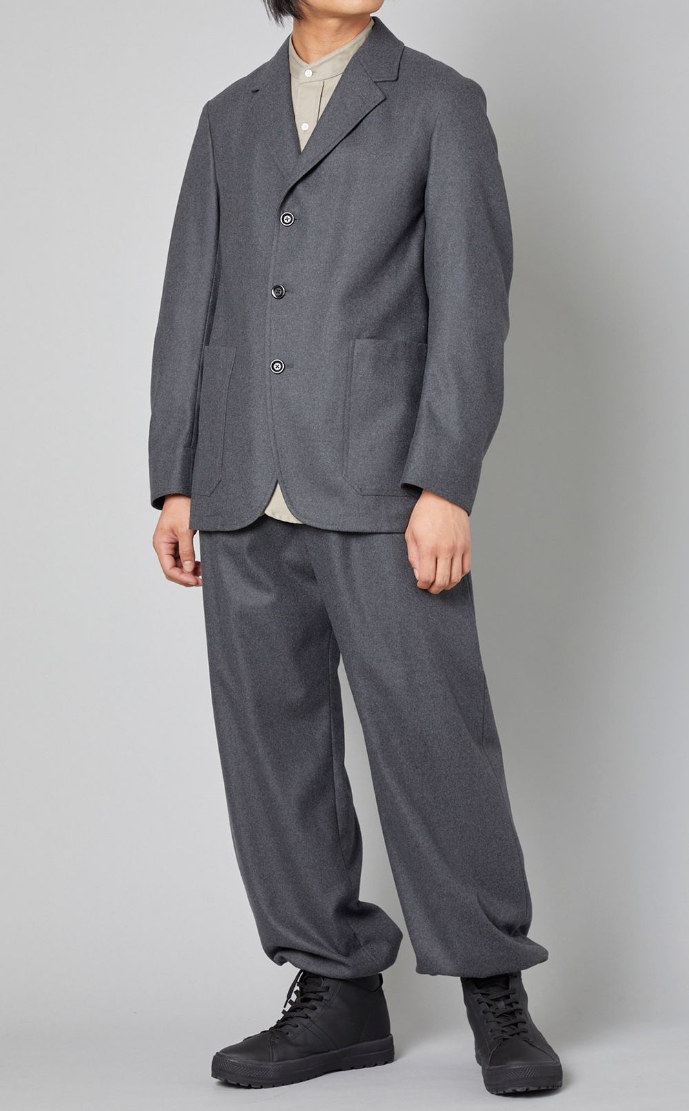 SCYE｜ウールカシミヤフランネルジャケット