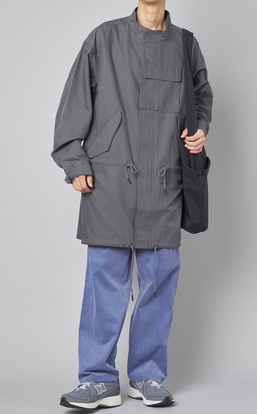 ジャケット・アウター BAL 2023f/w COTTON NYLON FISHTAIL COAT BAL