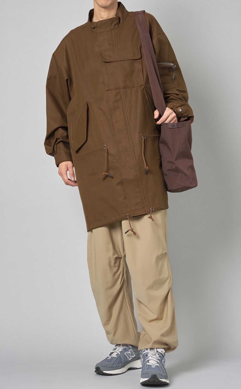 bal｜コットンナイロンフィッシュテールコート