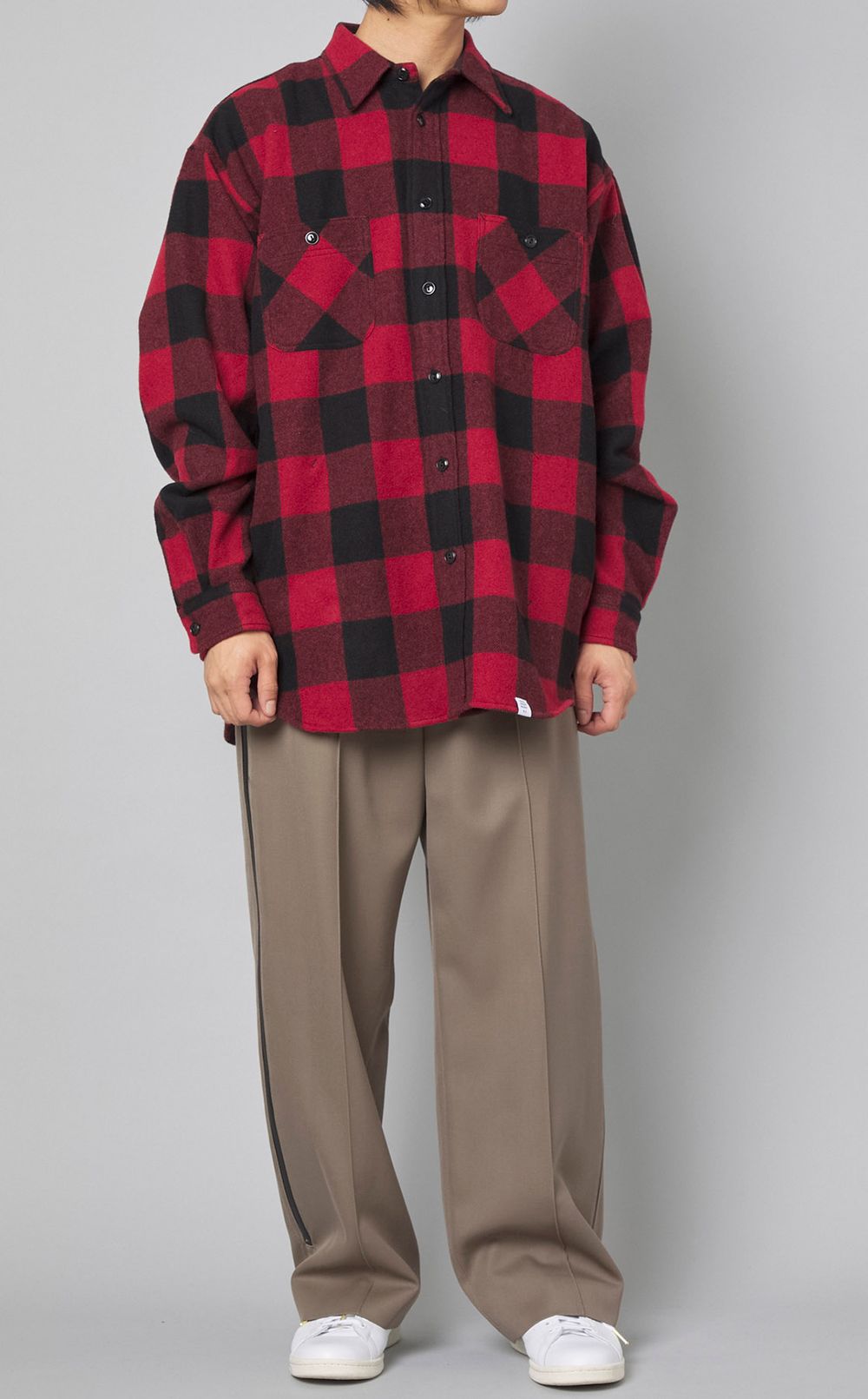 BEDWIN & THE HEARTBREAKERS｜バッファローチェックビッグシャツ