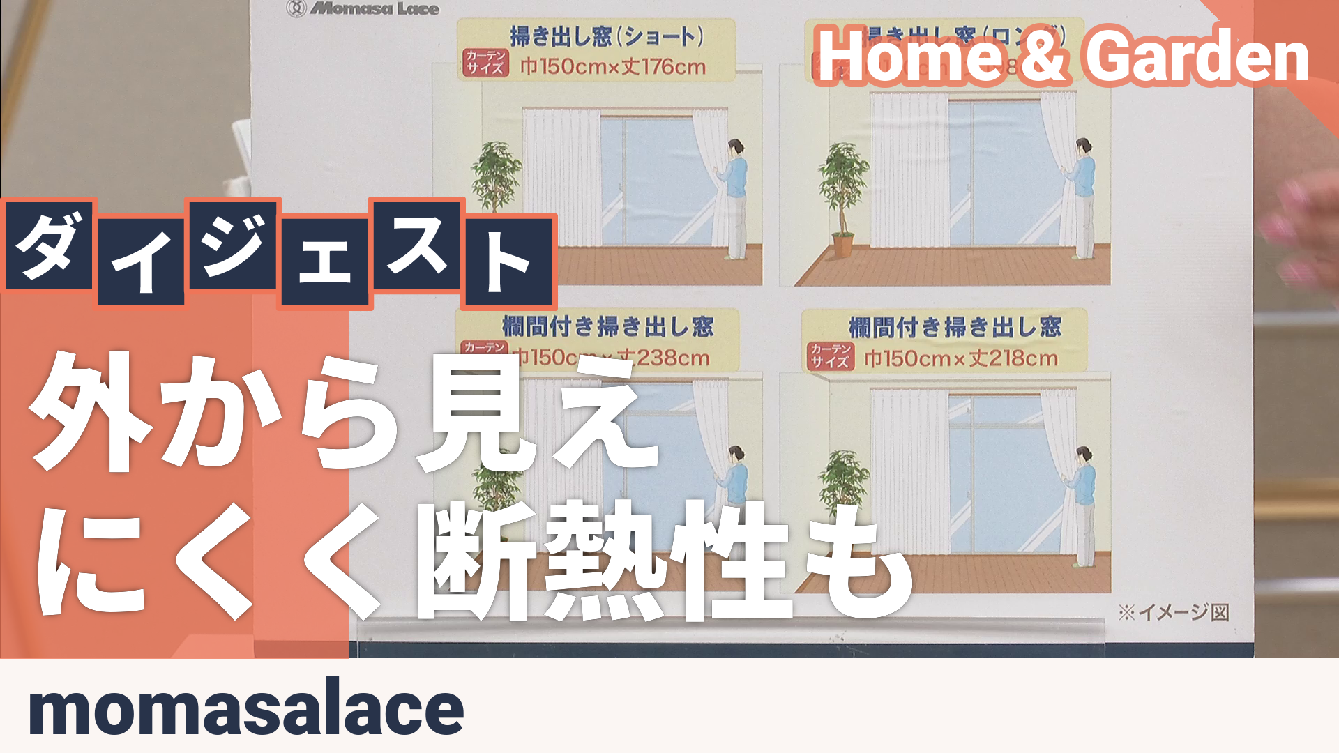 見えにくい遮熱レースカーテン防炎抗カビ幅150cm2枚 Momasa Lace