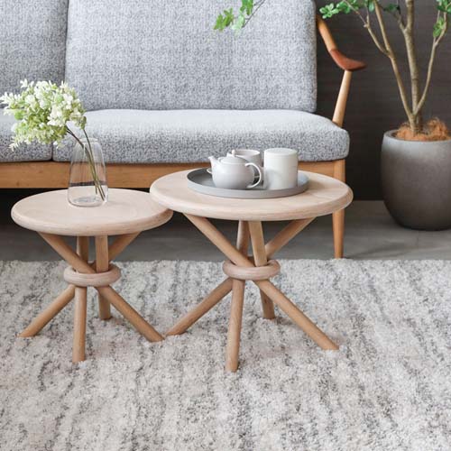 旭川家具 樹工房 ITSUKI KOBO wrinkle リンクル サイドテーブル 国産