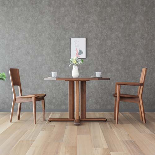 けんけん]飛騨シラカワ ダイニングチェアS-BW138ウォールナット ①