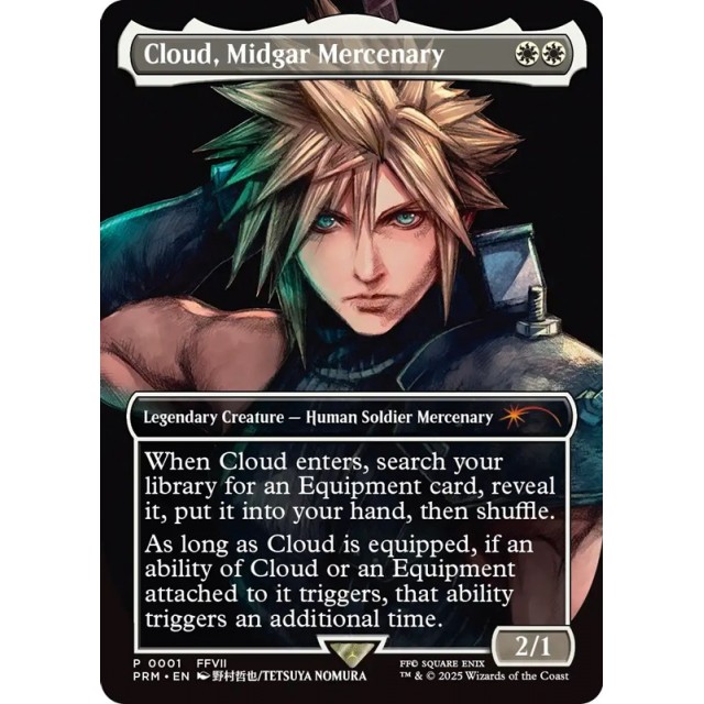 MTG】ミッドガルの傭兵、クラウド×1枚 ミッドガルの傭兵、クラウド