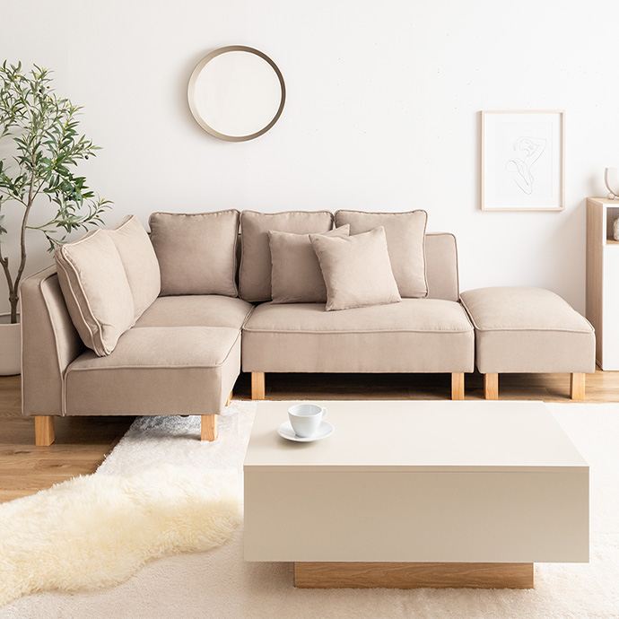 g118059]【単品】Cindy 1人掛けソファ ローソファー・フロアソファー