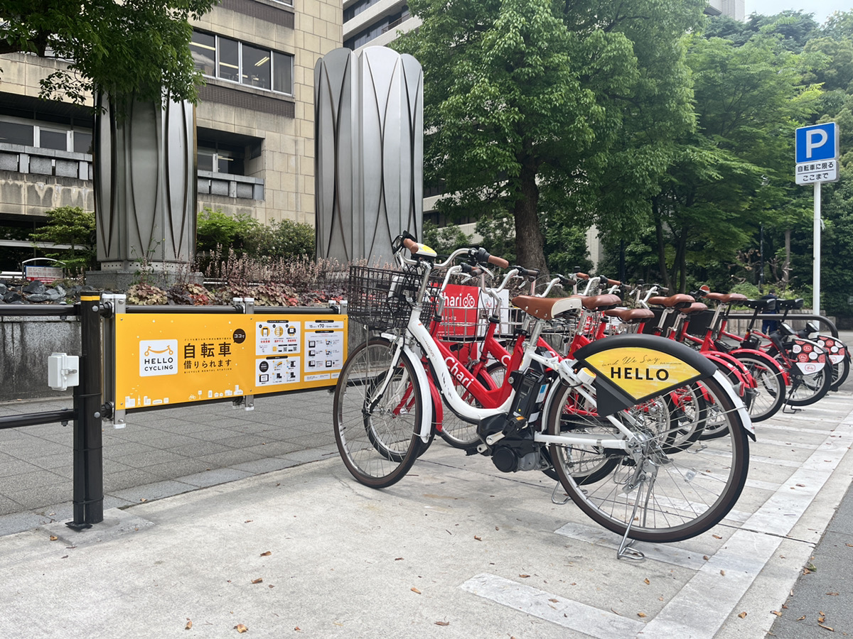 名古屋市役所(HELLO CYCLING,のりすけ)のレンタサイクル(自転車