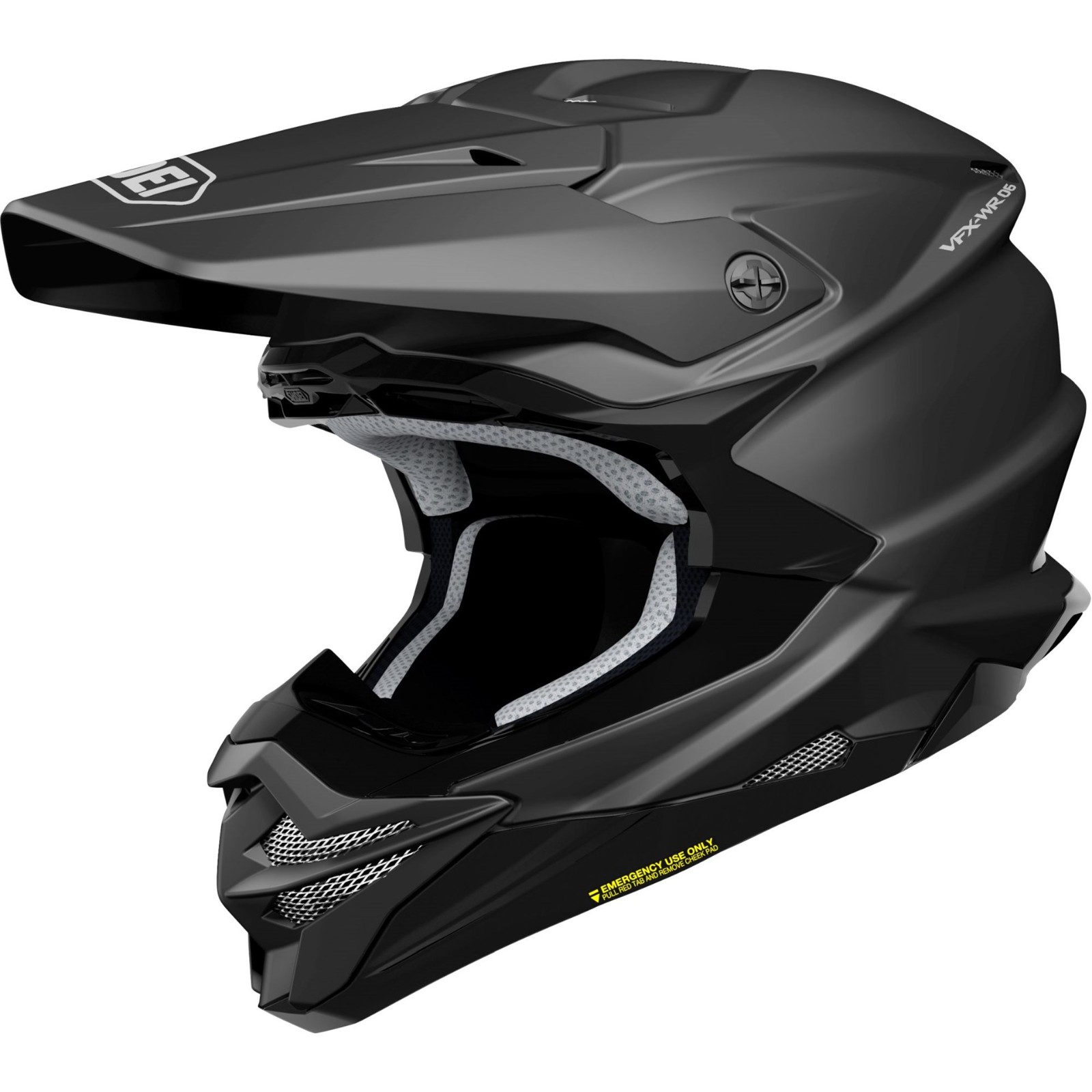 Shoei VFX-WR 06 matt-schwarz Helm MX Cross Enduro