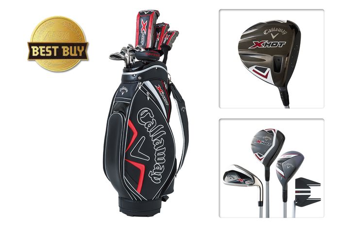 アルチビオキャディバッグとアイアンセット、ドライバー、パター