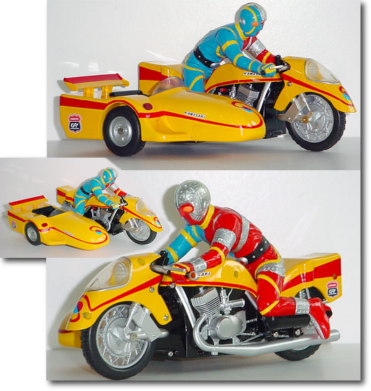 人造人間キカイダー&サイドカーR/C SIDEMACHINE 人造人間キカイダー R