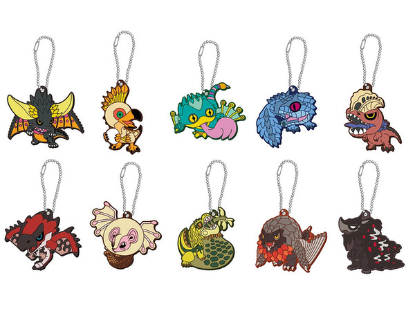MHW デフォルメモンスター ラバーマスコットコレクション 1Box 10pcs