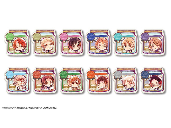ヘタリア Axis Powers ぷくっとバッジコレクション 1Box 12pcs | HLJ.co.jp