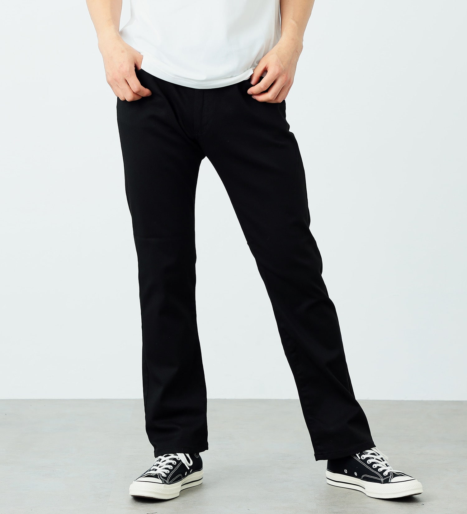 試着対象】ハタラクロ メンズ ストレートパンツ ストレッチ|EDWIN