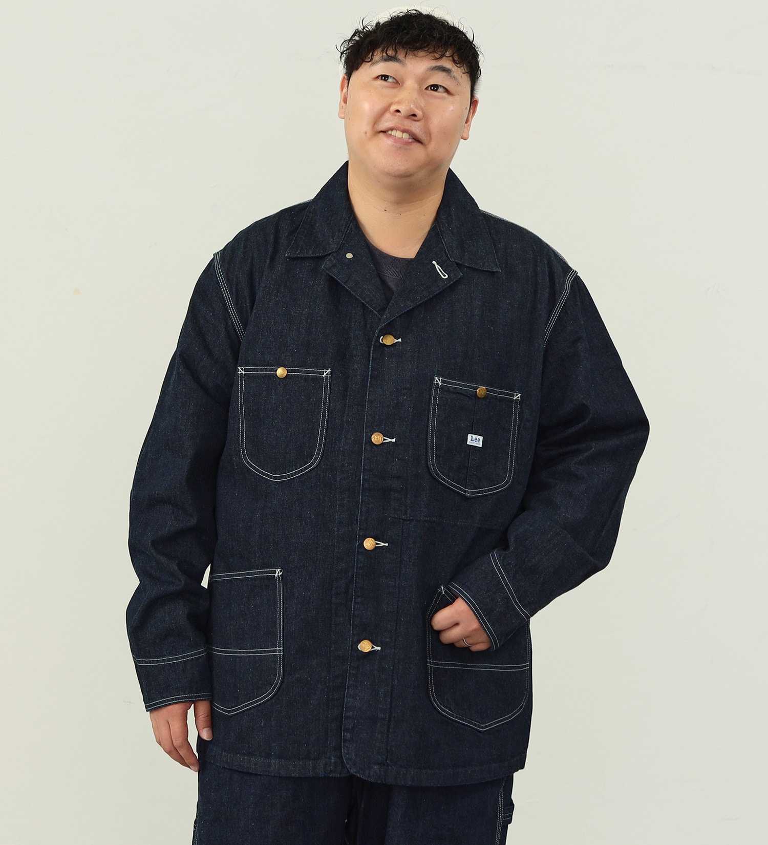 試着対象】【大きいサイズ】DUNGAREES ロコジャケット／カバーオール