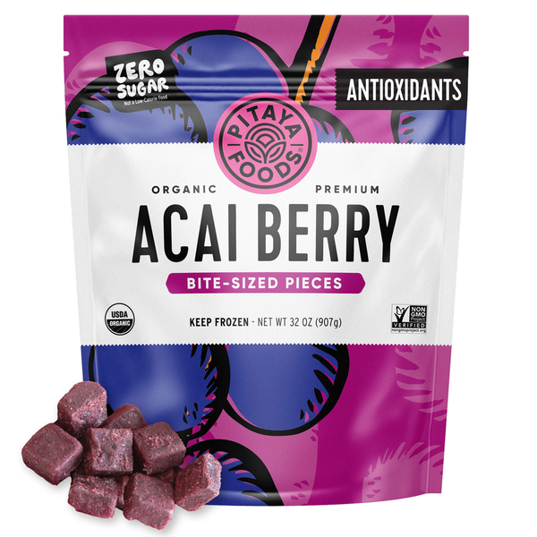 Pitaya Plus Organic Acai Berry Bite-Sized Pieces Same-Day Delivery