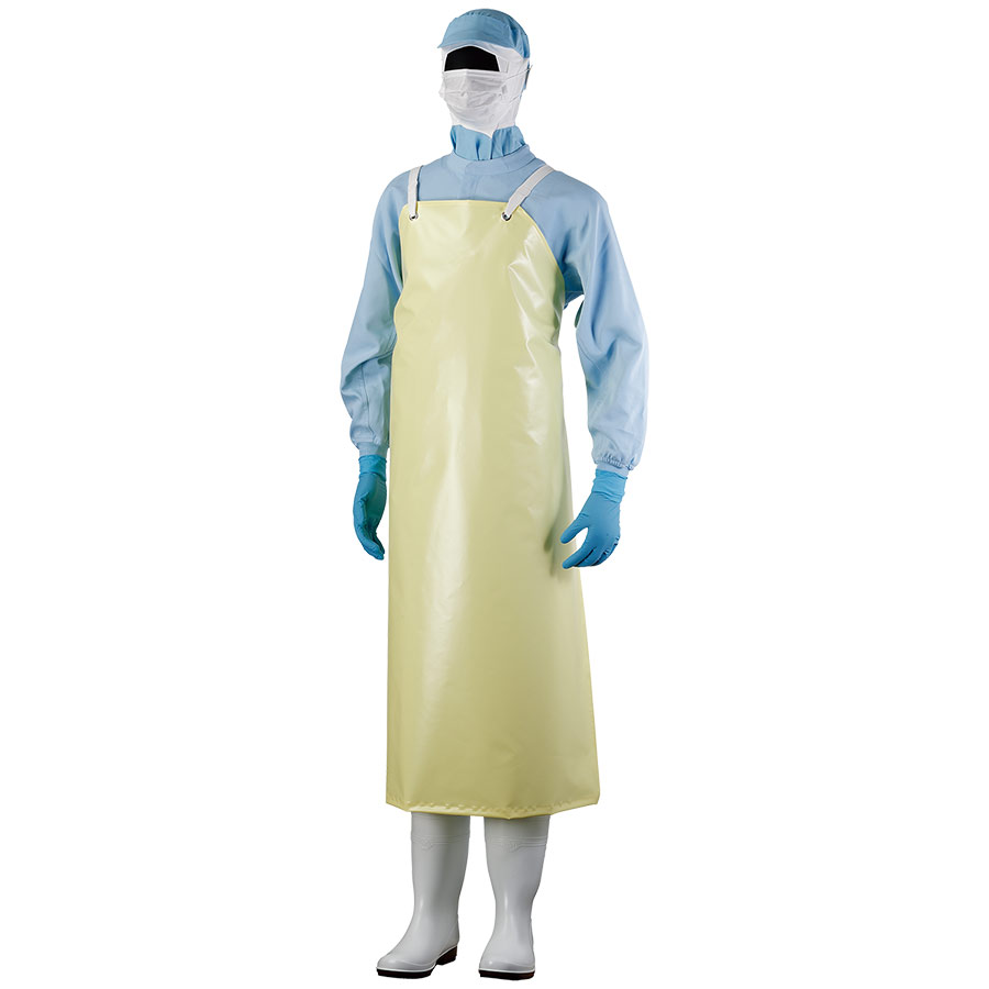 ウレタンシームレスエプロンたすき掛 AF－5300eT イエロー