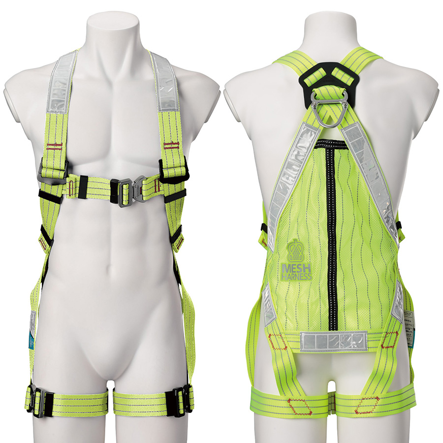 高視認・反射 メッシュハーネス MHF－F1KHV－M－YL