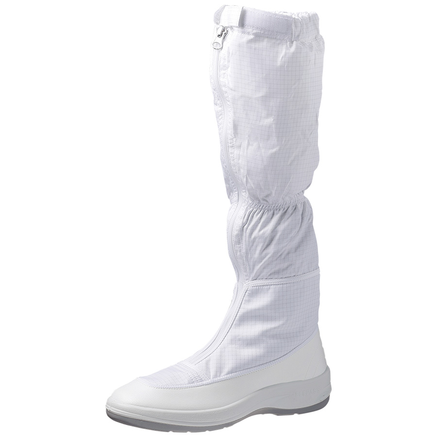 静電作業靴 エレパスクリーンブーツ NU561 ホワイト | 【ミドリ