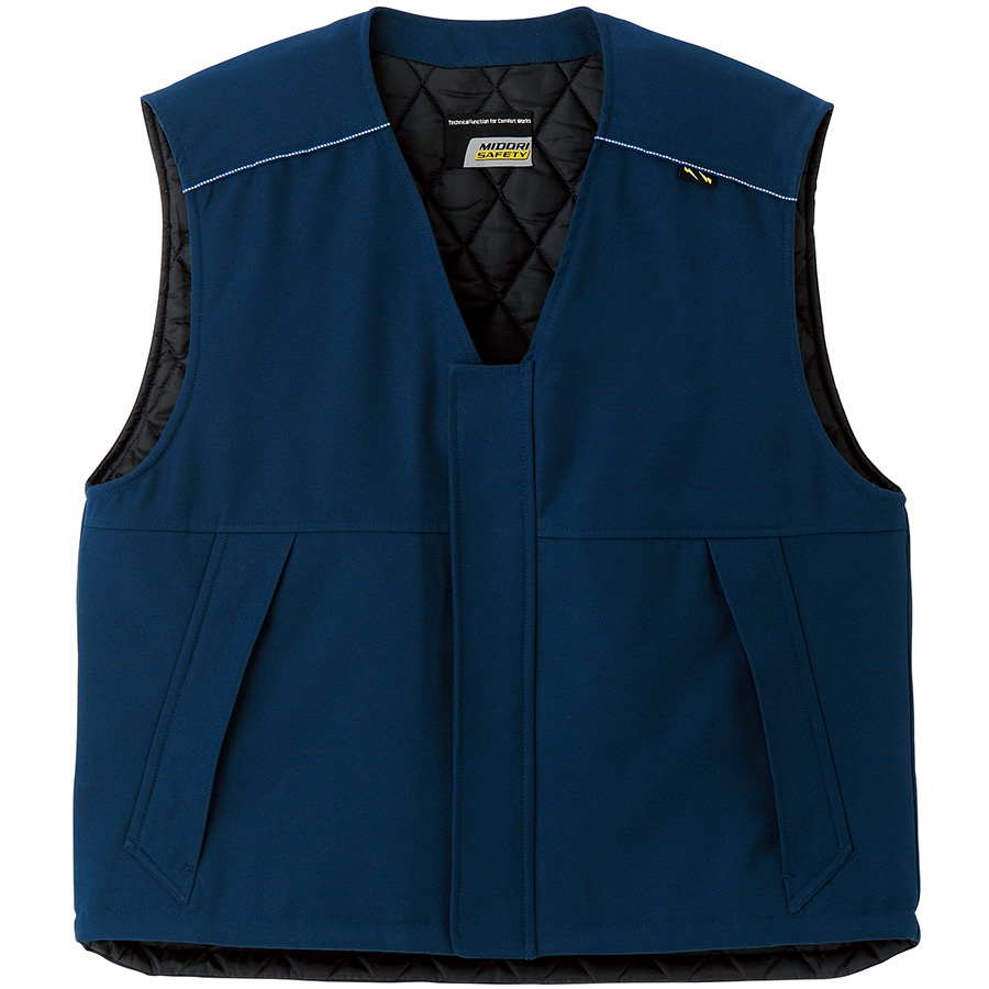 帯電防止 防寒ベスト RC2027 上 （防寒上衣） ネイビー| 作業服