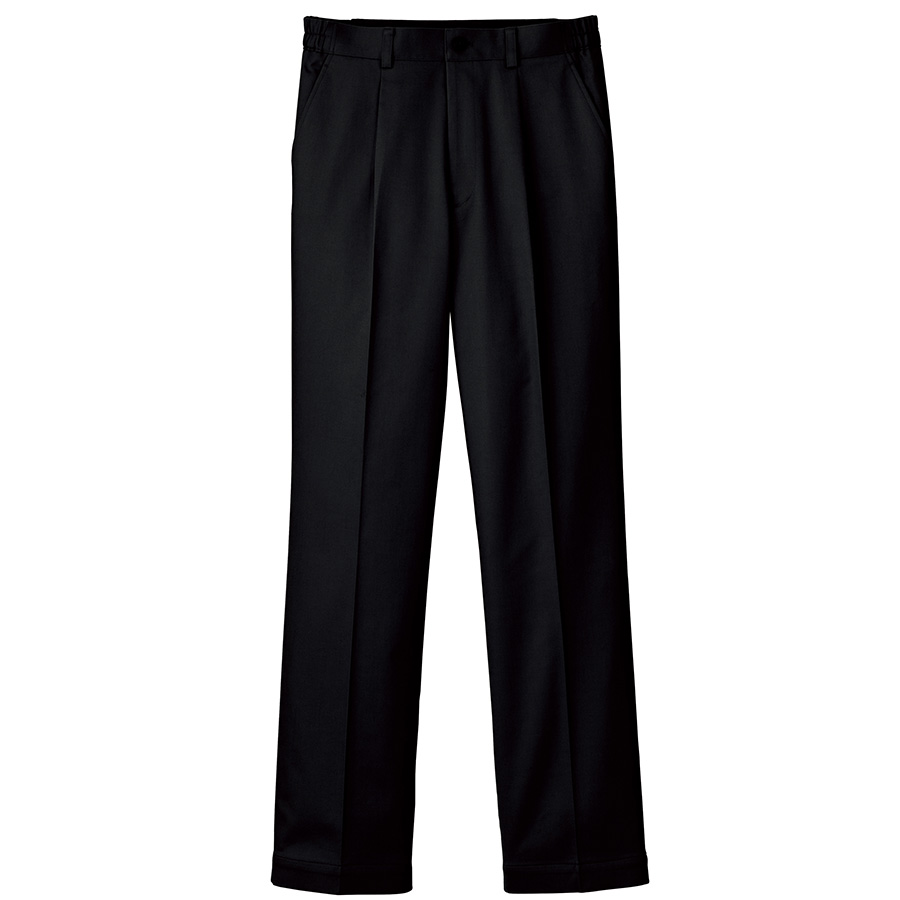 裾上げらくらくチノパン FP6704U－16 ブラック （SS～5L