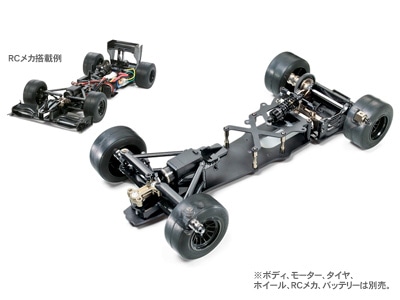 田宮F103 F1 メカ付リヤ車高調バルク 田宮F103 F1 メカ付リヤ車高調