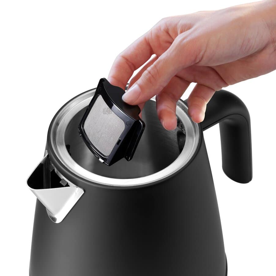 エクレティカ 温度設定機能付き電気ケトル ボールドブラック KBY1210J