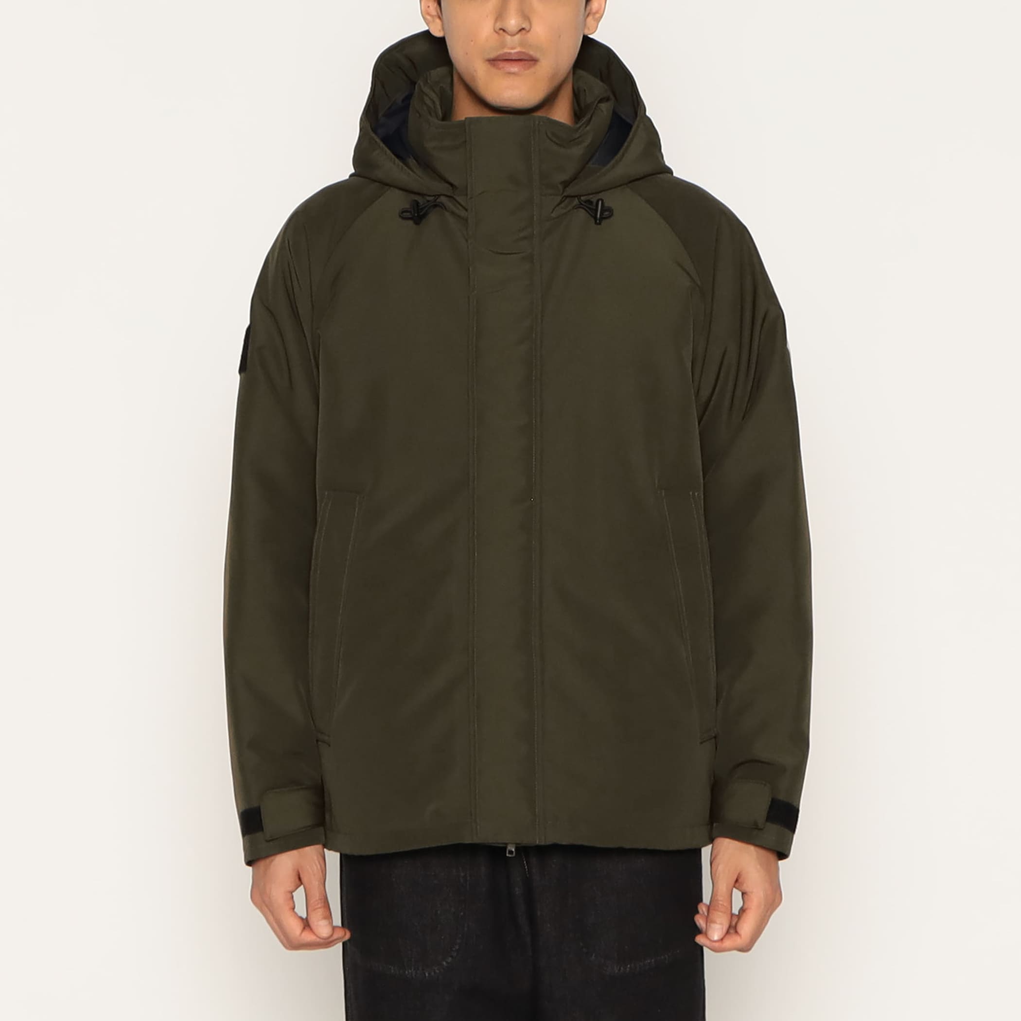 DANTON MEN'S ARMY HOODED DOWN JACKET