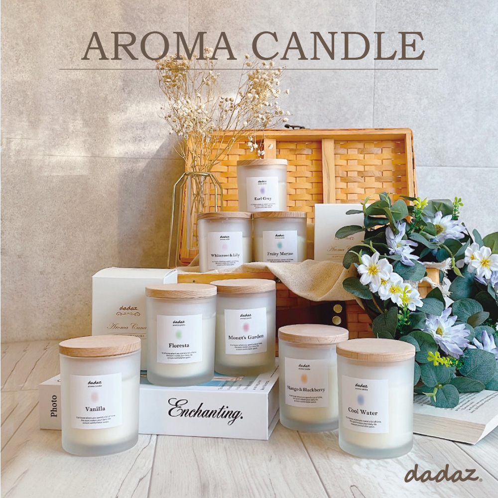 アロマキャンドル＜ホワイトローズ＆リリー＞｜dadaz公式サイト