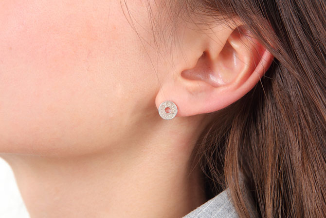 送料無料】 TIFFANY & Co. 1837サークル ピアス 並行輸入品