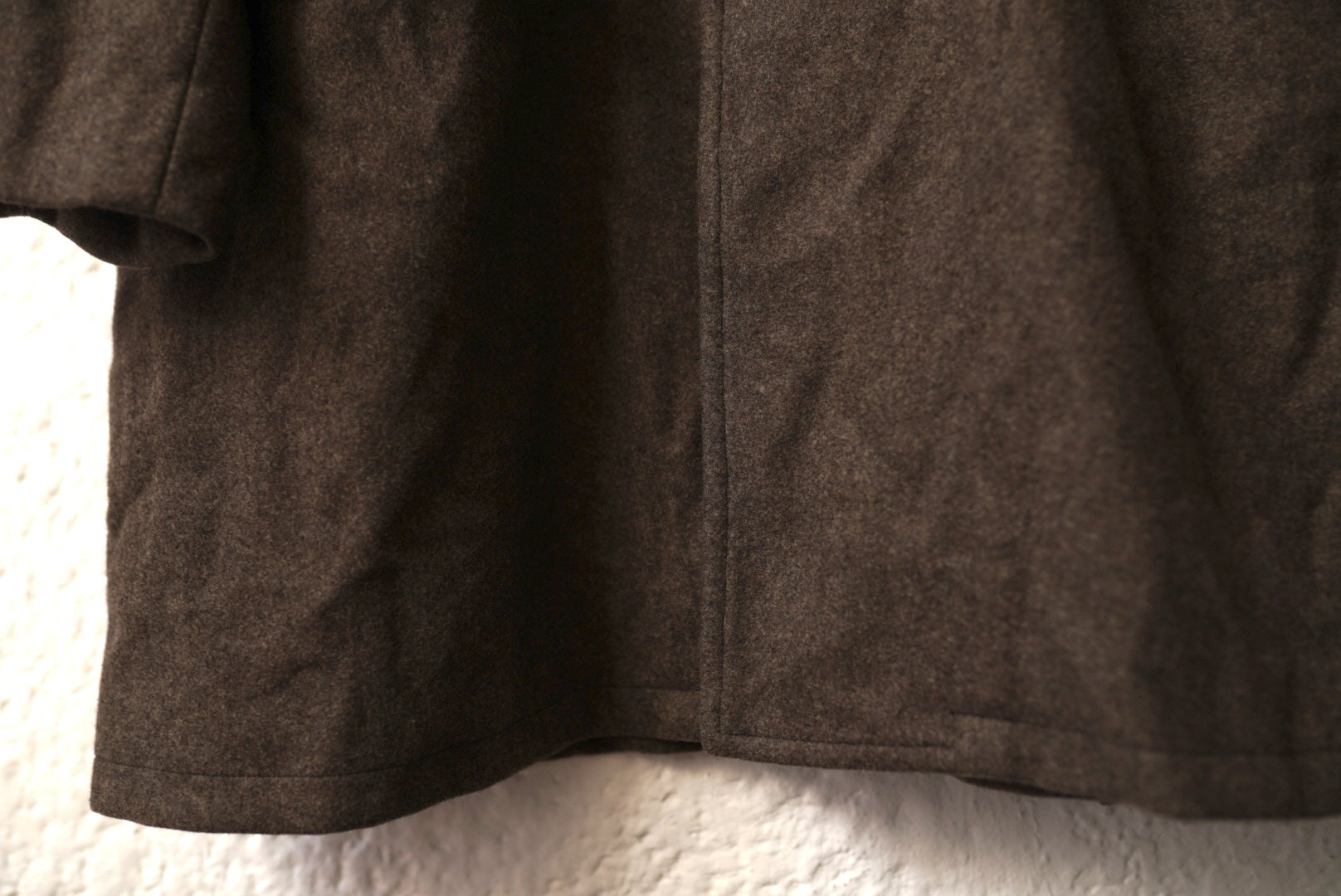 20AW Tailor Collar Tent Line Coat オーバーサイズウールチェスター