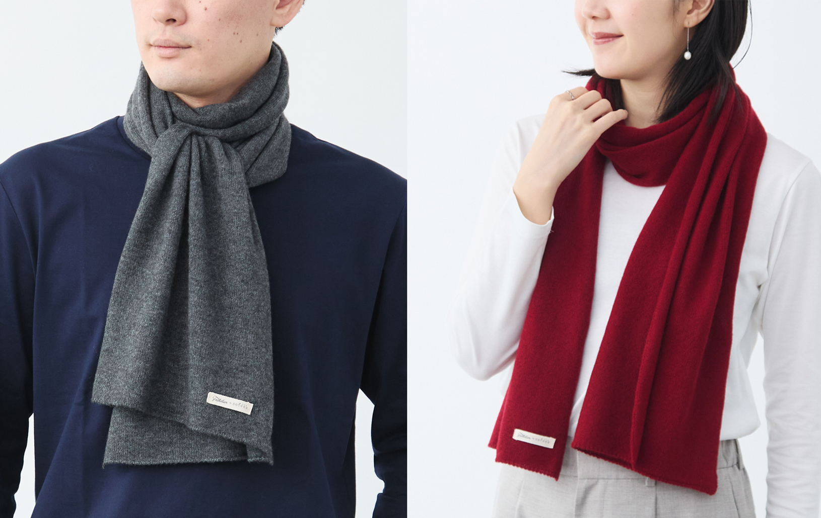 新商品マフラー】1等級カシミヤ100%。ふわふわニットマフラー登場