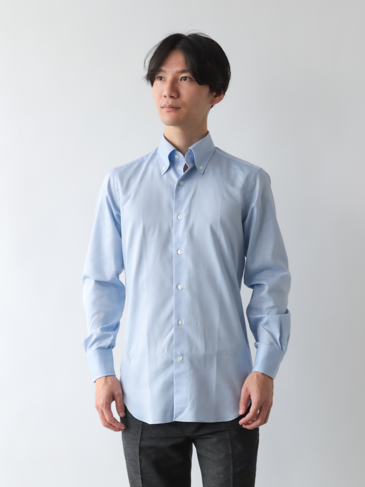 プレミアムシャツ/アメリカンシーアイランドコットン/ボタンダウン