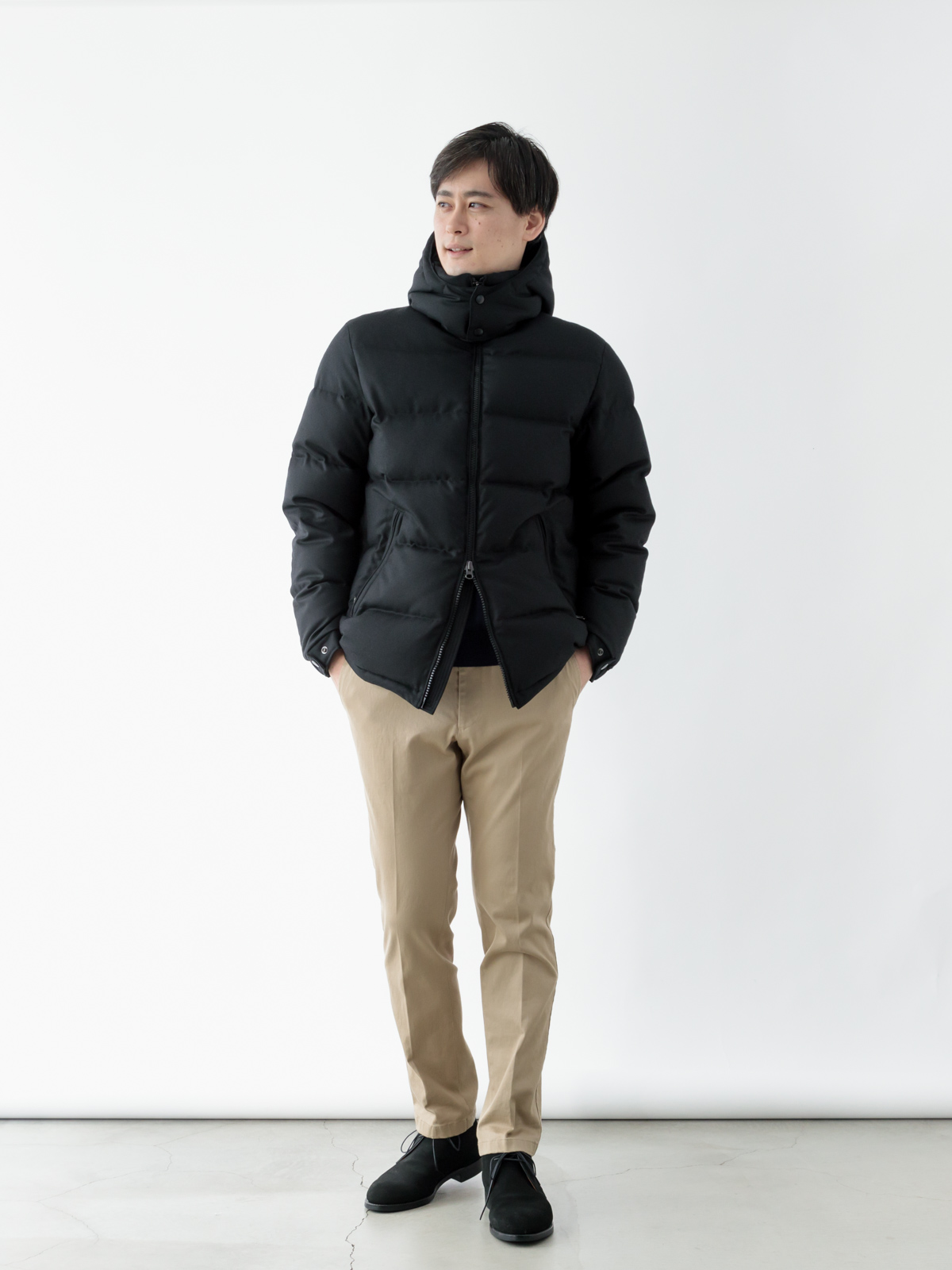 ファクトリエ限定モデル】南極観測隊のダウン/ジャケットスタイル