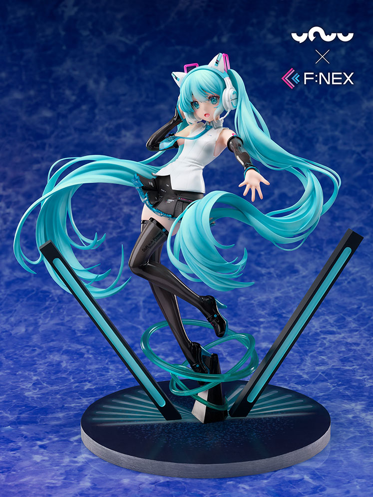 妖舞YOWU×F:NEX】初音ミク 猫耳ヘッドフォンVer. 1/7スケール